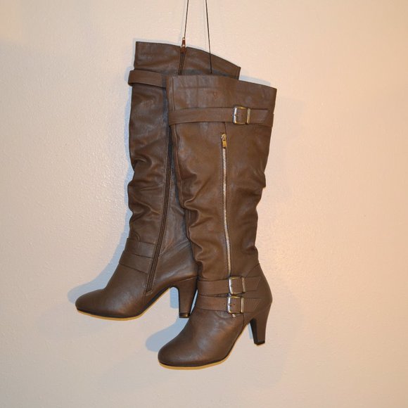 size 9 heeled boots